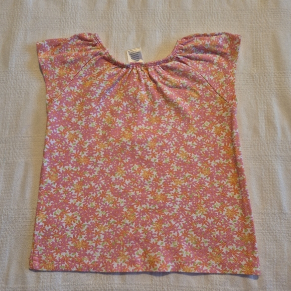 Gymboree girls size 4 Freshly Picked line cap sleeve shirt tiny flowers VGUC - Picture 4 of 4